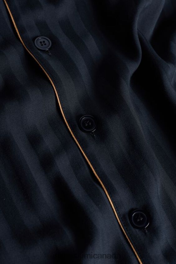 Apparel CA Intimissimi Men Long Modal Pyjamas 095I-Dark Blue DD6R6T309 - Image 5