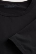 Apparel CA Intimissimi Men Microfibre T-Shirt 019-Black DD6R6T454 - Image 4