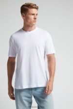Apparel CA Intimissimi Men Regular-Fit Extra-fine Supima Cotton T-Shirt 001-White DD6R6T182 - Image 2