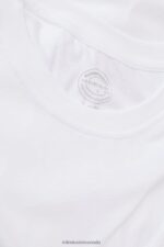 Apparel CA Intimissimi Men Regular-Fit Extra-fine Supima Cotton T-Shirt 001-White DD6R6T182 - Image 5
