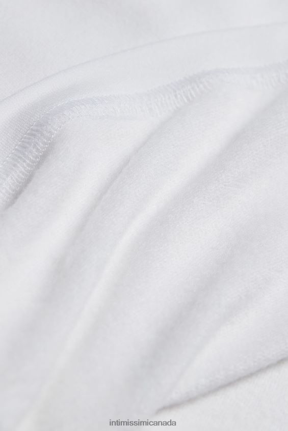 Apparel CA Intimissimi Men Short-Sleeve Modal-Cashmere Top 001-White DD6R6T228 - Image 5