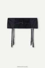 Apparel CA Intimissimi Women Cool Minimal Suspenders 019-Black DD6R6T1220 - Image 5