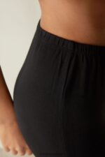 Apparel CA Intimissimi Women Long Micromodal Trousers 019-Black DD6R6T1671 - Image 3