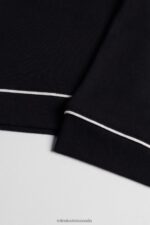 Apparel CA Intimissimi Women Long Micromodal Trousers 019-Black DD6R6T1671 - Image 7