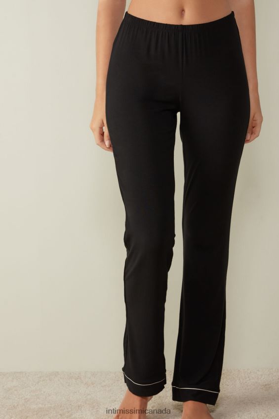 apparel_ca_intimissimi_women_long_micromodal_trousers_019_black_dd6r6t1671.jpg Apparel CA Intimissimi Women Long Micromodal Trousers 019-Black DD6R6T1671 - Image 1