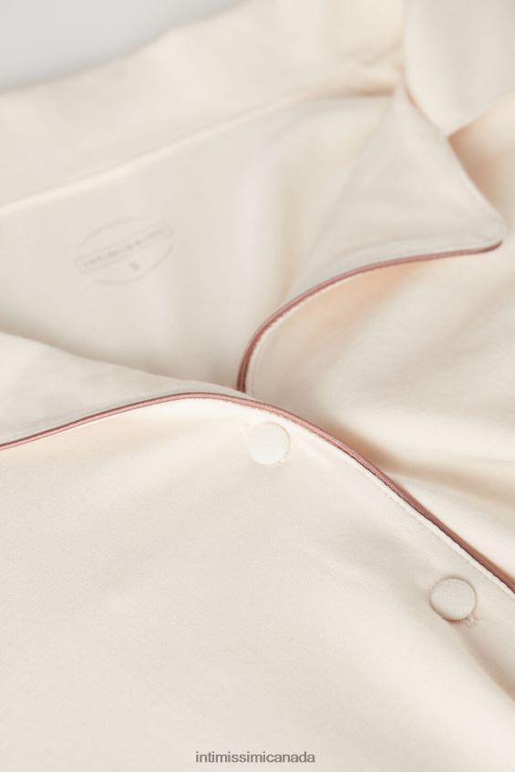 Apparel CA Intimissimi Women Long-Sleeve Micromodal Jacket 612I-Vanilla Ivory DD6R6T1615 - Image 6
