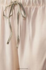 Apparel CA Intimissimi Women Lost in Fields Full-Length Plain-Weave Modal Trousers 230J-Vanilla Ivory Melange DD6R6T1568 - Image 3