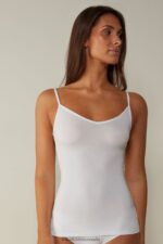 Apparel CA Intimissimi Women Modal Top 7478-Milk White DD6R6T1470