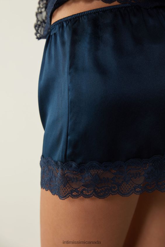 Apparel CA Intimissimi Women Silk Shorts 1467-Intense Blue DD6R6T1667 - Image 4