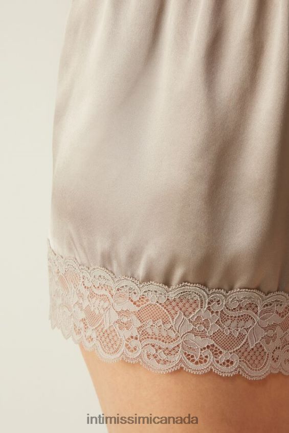 Apparel CA Intimissimi Women Silk Shorts 651I-Powder Beige DD6R6T1647 - Image 4