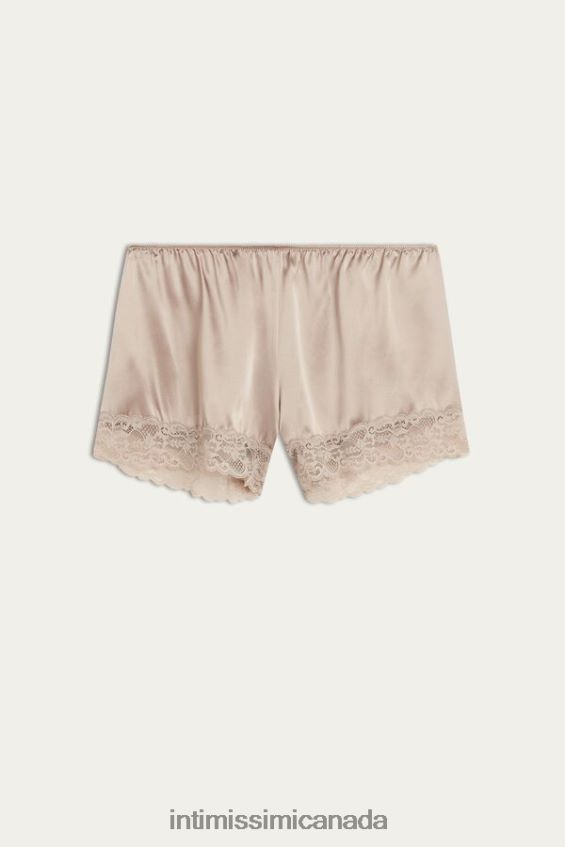 Apparel CA Intimissimi Women Silk Shorts 651I-Powder Beige DD6R6T1647 - Image 6