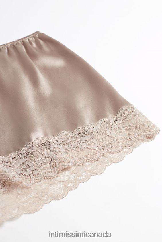 Apparel CA Intimissimi Women Silk Shorts 651I-Powder Beige DD6R6T1647 - Image 7