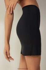 Apparel CA Intimissimi Women Skirt in Microfibre 019-Black DD6R6T1255 - Image 2