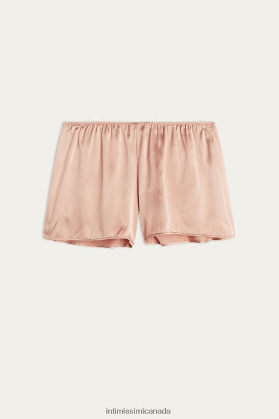Apparel CA Intimissimi Women Smooth Silk-Satin Shorts 163I-Satin Pink DD6R6T1643 - Image 6