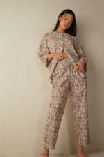 Apparel CA Intimissimi Women Spices Garden Cotton Trousers 994I-St.Spices Garden DD6R6T1625 - Image 2