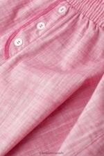 Apparel CA Intimissimi Women Strawberry Milkshake Plain-Weave Cotton Shorts 248J-Pink Valentine Chambray DD6R6T1538 - Image 6