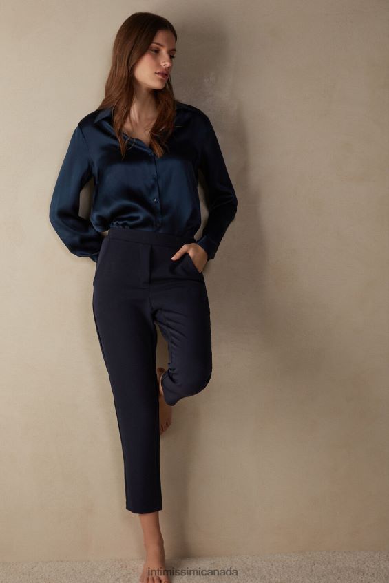 Apparel CA Intimissimi Women Trousers with Pockets 1467-Intense Blue DD6R6T1425 - Image 2