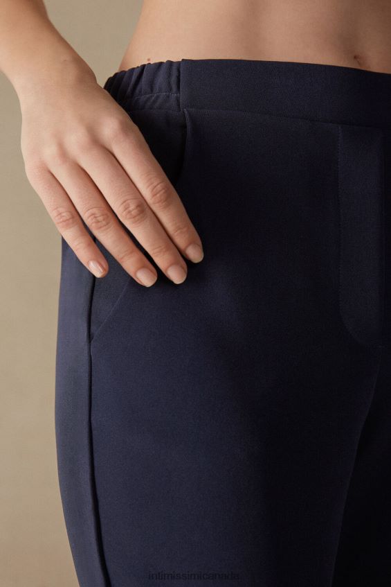 Apparel CA Intimissimi Women Trousers with Pockets 1467-Intense Blue DD6R6T1425 - Image 3