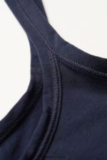 Apparel CA Intimissimi Women Ultralight Supima Cotton Top 1467-Intense Blue DD6R6T1390 - Image 7
