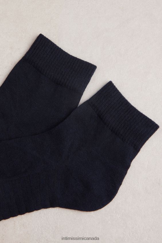 Socks CA Intimissimi Men Extra-Short Terry Cotton Socks 016-Blue DD6R6T368 - Image 2