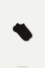 Socks CA Intimissimi Men Terry Cotton Socks 019-Black DD6R6T363