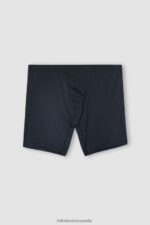 Underwear CA Intimissimi Men Long Stretch Supima Cotton Boxers 800-Midnight Blue DD6R6T55 - Image 4