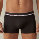 Underwear CA Intimissimi Men Micromodal Boxers 019-Black DD6R6T137