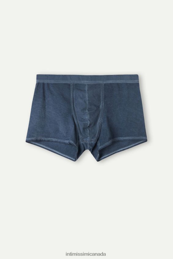 Underwear CA Intimissimi Men Natural Fresh Supima Cotton Boxers 857I-Dark Blue DD6R6T73 - Image 4