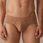 Underwear CA Intimissimi Men Natural Fresh Supima Cotton Briefs 417I-Medium Beige DD6R6T76