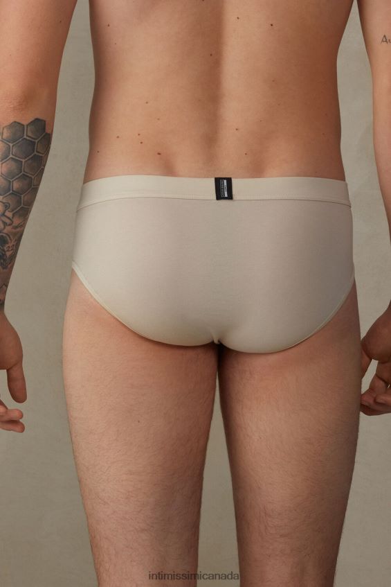 Underwear CA Intimissimi Men Natural Fresh Supima Cotton Briefs 721I-Beige Rope DD6R6T77 - Image 2