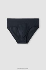 Underwear CA Intimissimi Men Natural Fresh Supima Cotton Briefs 800-Midnight Blue DD6R6T48 - Image 4