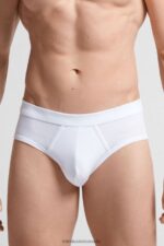 Underwear CA Intimissimi Men Supima Cotton Briefs 001-White DD6R6T141