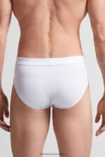 Underwear CA Intimissimi Men Supima Cotton Briefs 001-White DD6R6T141 - Image 3