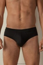 Underwear CA Intimissimi Men Supima Cotton Briefs 019-Black DD6R6T145