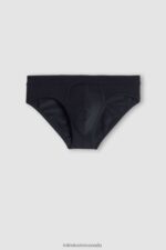 Underwear CA Intimissimi Men Supima Cotton Briefs 019-Black DD6R6T145 - Image 4