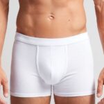 Underwear CA Intimissimi Men Supima Cotton Loose Fit Boxers 001-White DD6R6T140
