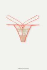 Underwear CA Intimissimi Women Candy Colors Thong with Side Straps 235J-Soft Beige/Multicolour DD6R6T926 - Image 5