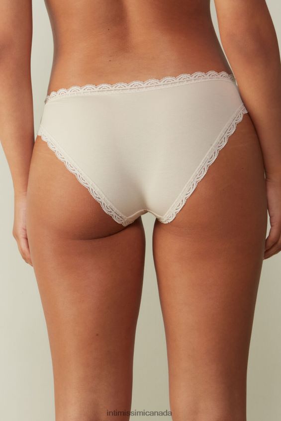 Underwear CA Intimissimi Women Cotton and Lace Briefs 2280-Pink Silk DD6R6T1064 - Image 5
