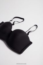 Underwear CA Intimissimi Women Daila Ultralight Microfibre Bandeau Bra 019-Black DD6R6T758 - Image 7