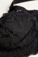 Underwear CA Intimissimi Women Daniela Lace Balconette Bra 019-Black DD6R6T684 - Image 7