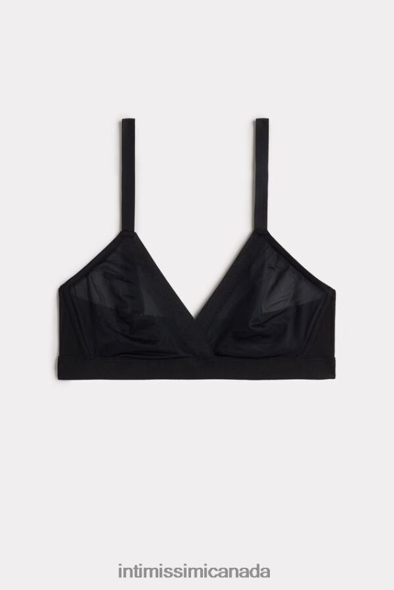 Underwear CA Intimissimi Women Emma Invisible Touch Triangle Bra 019-Black DD6R6T778 - Image 6