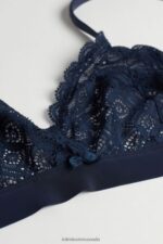 Underwear CA Intimissimi Women Emma Lace Triangle Bra 1467-Intense Blue DD6R6T663 - Image 7