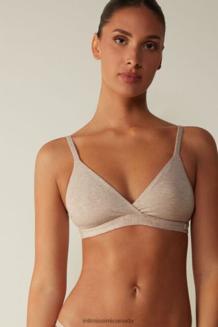 Underwear CA Intimissimi Women Emma Natural Cotton Triangle Bra 112I-Natural Blend DD6R6T715
