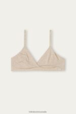 Underwear CA Intimissimi Women Emma Natural Cotton Triangle Bra 112I-Natural Blend DD6R6T715 - Image 6