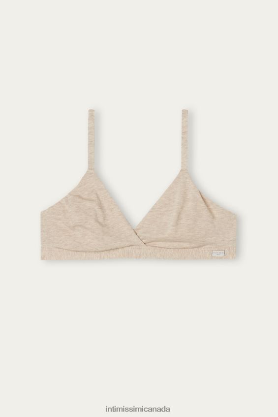 Underwear CA Intimissimi Women Emma Natural Cotton Triangle Bra 112I-Natural Blend DD6R6T715 - Image 6