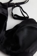 Underwear CA Intimissimi Women Emma Silk Triangle Bra 019-Black DD6R6T800 - Image 6