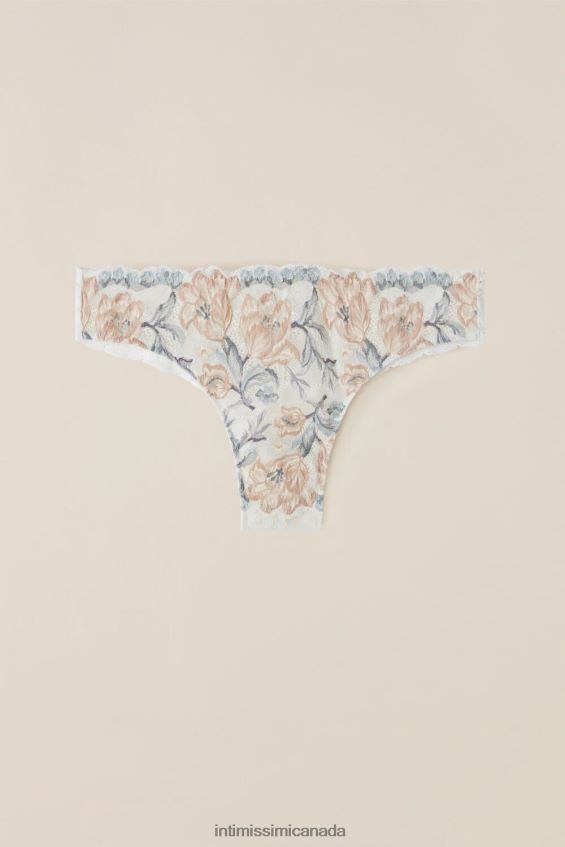 Underwear CA Intimissimi Women Ephemeral Beauty Brazilian Briefs 990I-Autumn Beauty Ivory Floral Print DD6R6T938 - Image 5