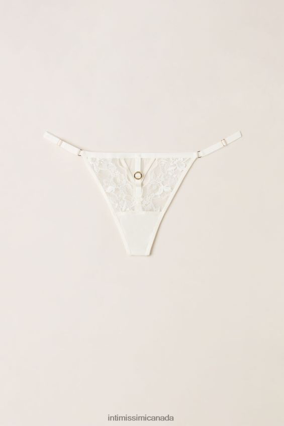Underwear CA Intimissimi Women Fearless Femininity Thong with Side Panel 2127-Powder White DD6R6T997 - Image 5