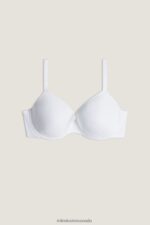 Underwear CA Intimissimi Women Francesca Ultralight Microfibre Balconette Bra 001-White DD6R6T765 - Image 5