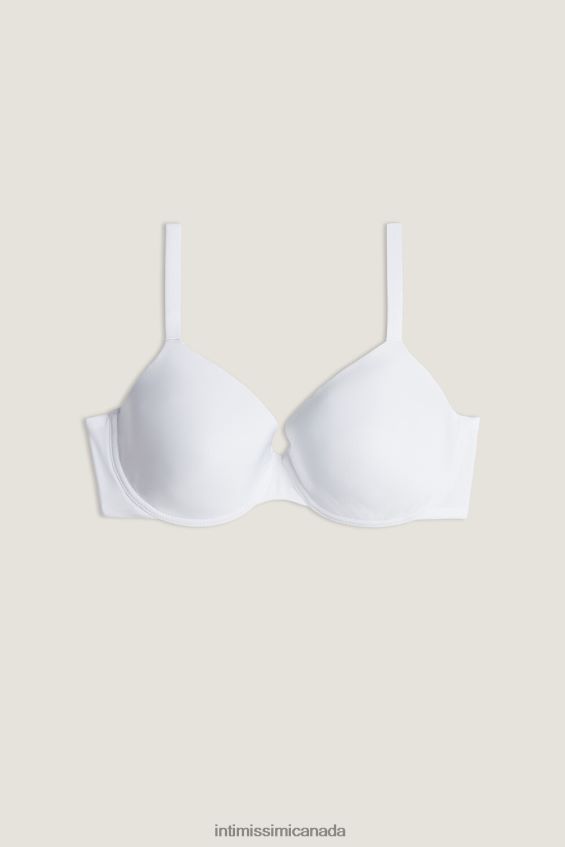 Underwear CA Intimissimi Women Francesca Ultralight Microfibre Balconette Bra 001-White DD6R6T765 - Image 5